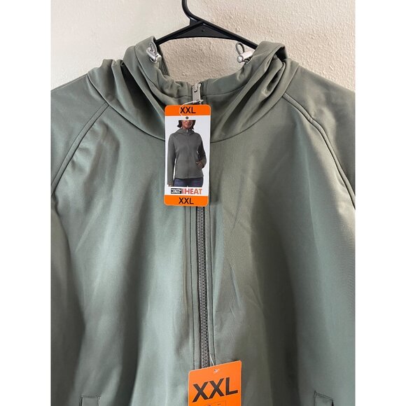 32 Degrees Heat NWT Women's Fleeced Line Hooded Full Zip Softshell Jacket - Picture 6 of 14